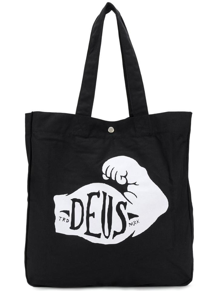 Deus Ex Machina Deus Print Tote - Black