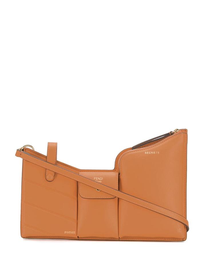 Fendi Pockets Belt Bag - Orange