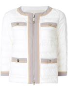 Herno Cropped Quilted Jacket - White