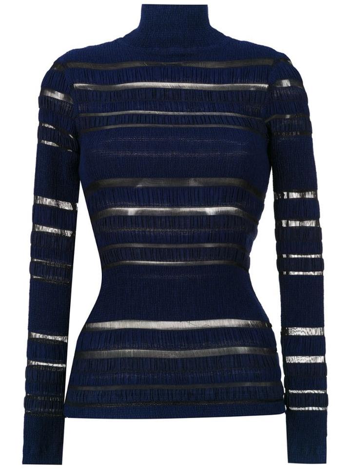 À La Garçonne Ana Ruga Long Sleeved Top - Blue