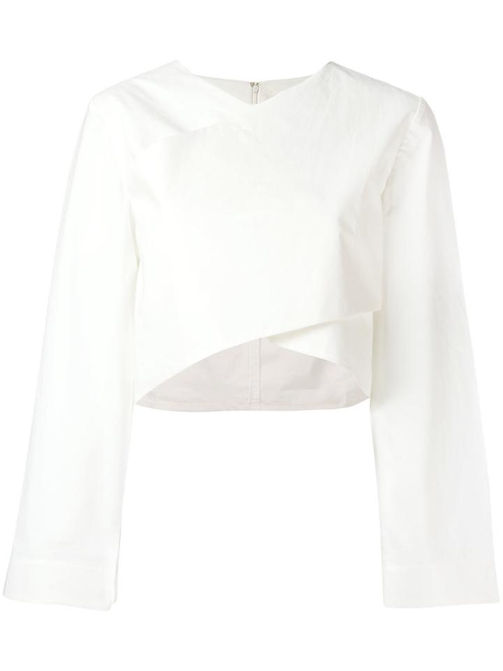 Solace Serena Blouse, Women's, Size: 8, White, Cotton