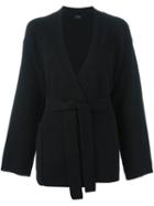 Joseph Belted Cardi-coat, Women's, Size: Xs, Black, Cashmere