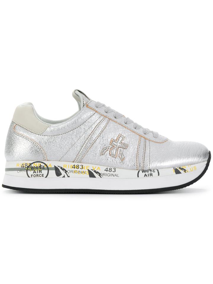 White Premiata Conny Sneakers