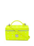 Mcm Neon Box Tote Bag - Yellow
