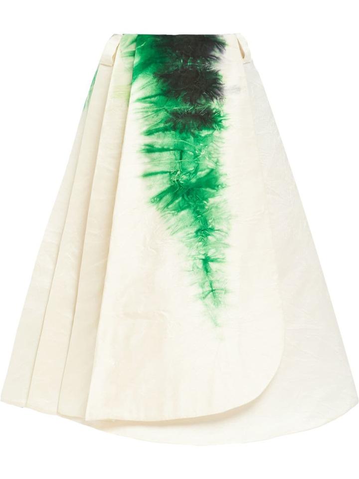 Prada Tie-dye Skirt - White