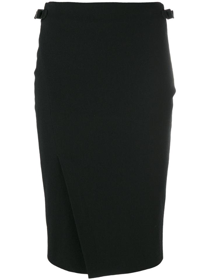 Tom Ford Front Slit Skirt - Black