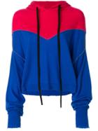 Unravel Project Colour Block Hoodie - Blue