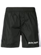 Palm Angels Logo Swim Shorts - Black