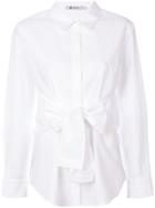 T By Alexander Wang Tie Waist Shirt - White