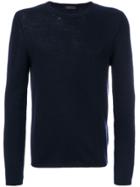 Prada Round Neck Jumper - Blue