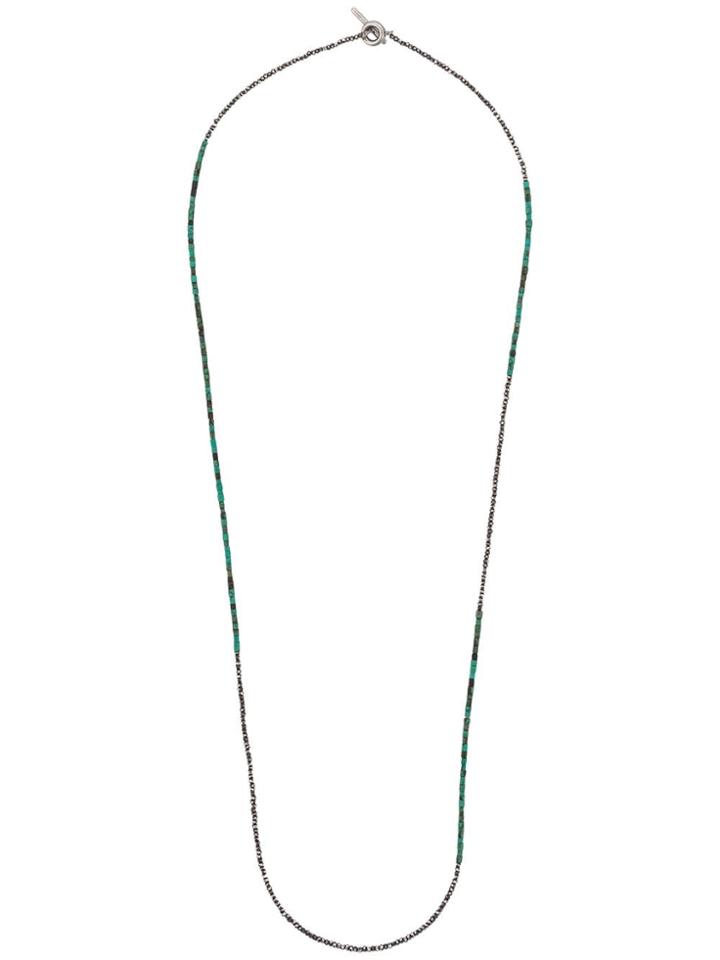 M. Cohen Beaded Necklace - Silver