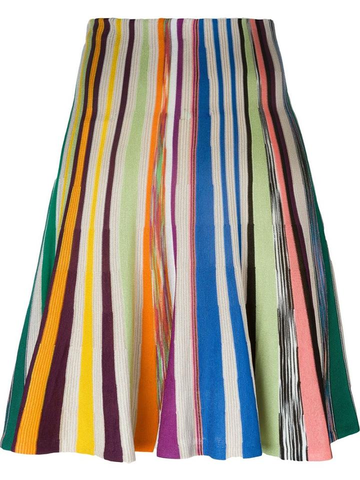 Missoni Printed A-line Skirt, Women's, Size: 42, Silk/nylon/rayon/spandex/elastane