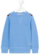 Tommy Hilfiger Junior - Appliqué Sweatshirt - Kids - Cotton/polyester - 8 Yrs, Blue