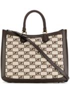 Alberta Ferretti Large Tote Bag - Neutrals