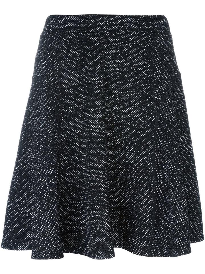 Steffen Schraut Flocked A-line Skirt