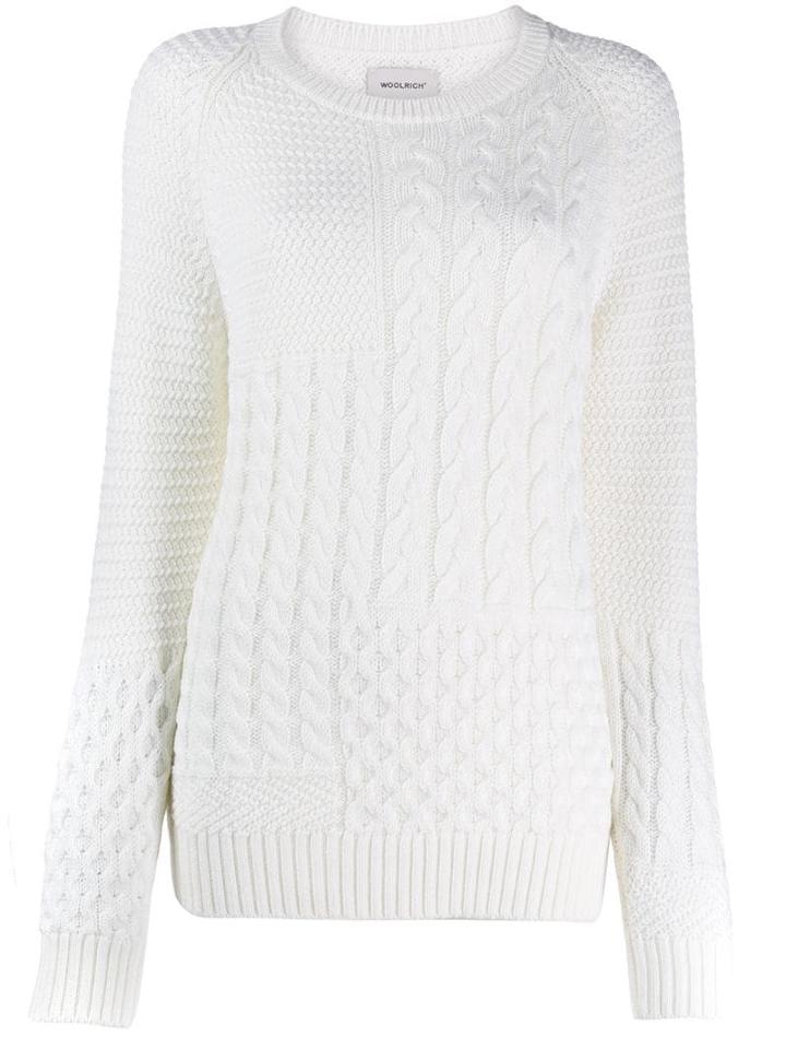 Woolrich Asymmetric Knit Jumper - Neutrals