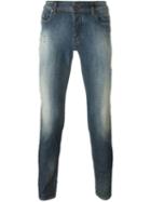 Diesel Distressed Skinny Jeans, Men's, Size: 31, Blue, Cotton/polyester/spandex/elastane