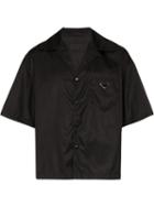 Prada Boxy Fit Bowling Shirt - Black