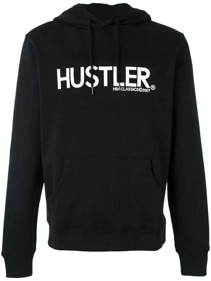Hood By Air - Hustler Hoodie - Unisex - Cotton - L, Black, Cotton