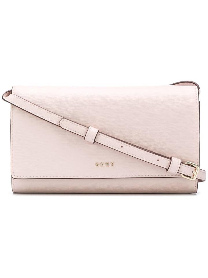 Dkny Logo Cross-body Bag - Pink & Purple