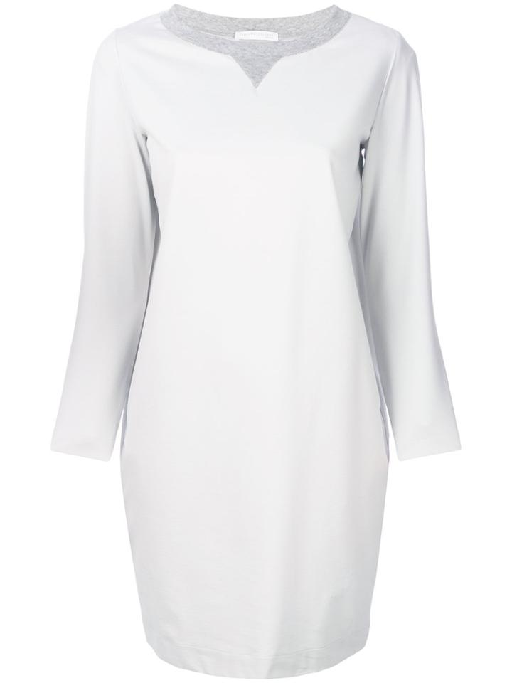 Fabiana Filippi Crew Neck Dress - Grey