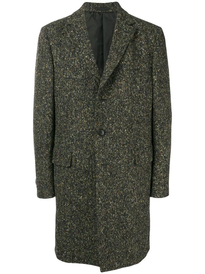 Z Zegna Classic Single-breasted Coat - Green