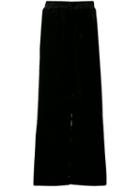 Gold Hawk Wide Leg Trousers - Black