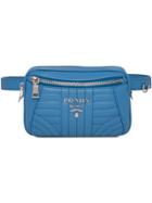 Prada Prada Diagramme Leather Belt Bag - Blue