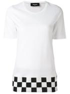 Dsquared2 Checkered Hem T-shirt - White