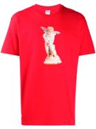 Supreme Cupid Print T-shirt - Red