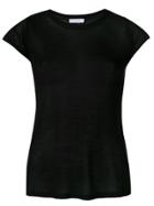 Fine Edge Ribbed T-shirt - Black