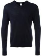 Paul Smith V-neck Jumper, Size: Xxl, Blue, Merino