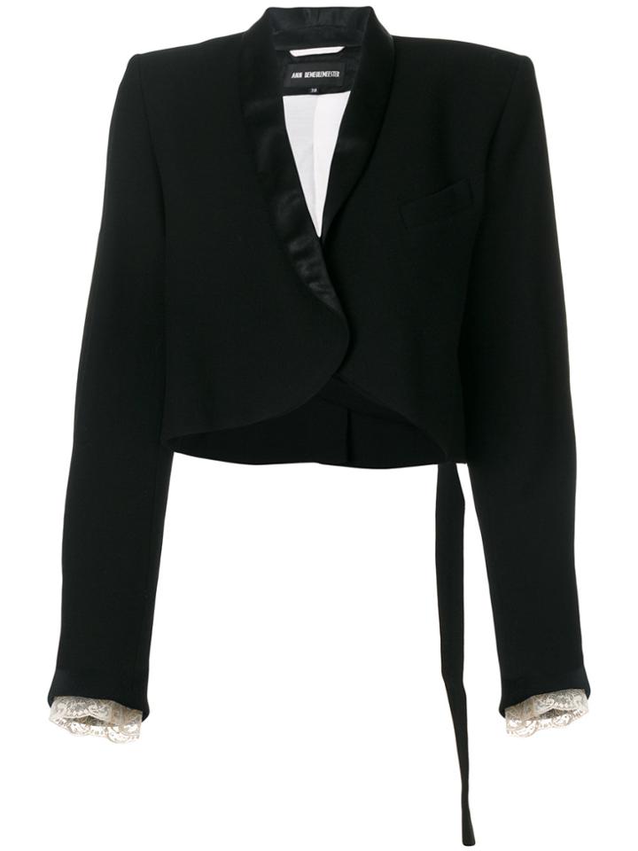 Ann Demeulemeester Bolero Jacket - Black
