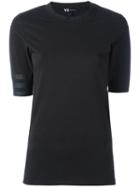 Y-3 Three Quarter Sleeves T-shirt, Women's, Size: Large, Black, Organic Cotton/spandex/elastane