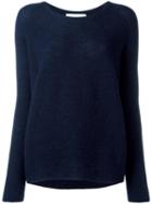 Christian Wijnants 'kabibe' Jumper, Women's, Size: Large, Blue, Wool/alpaca/acrylic