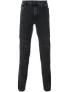 Kenzo Panelled Jeans, Men's, Size: 36, Black, Cotton/spandex/elastane