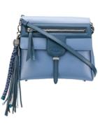 Tod's Tassel Flap Shoulder Bag - Blue