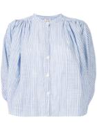 Bellerose Striped Fitted Blouse - Blue