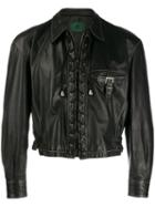 Jean Paul Gaultier Pre-owned 1990's Faux Leather Jacket - Black