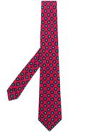 Borrelli Geometric Pattern Tie - Red