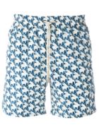 La Perla 'savage Land' Swimming Shorts, Men's, Size: Small, Blue, Polyester