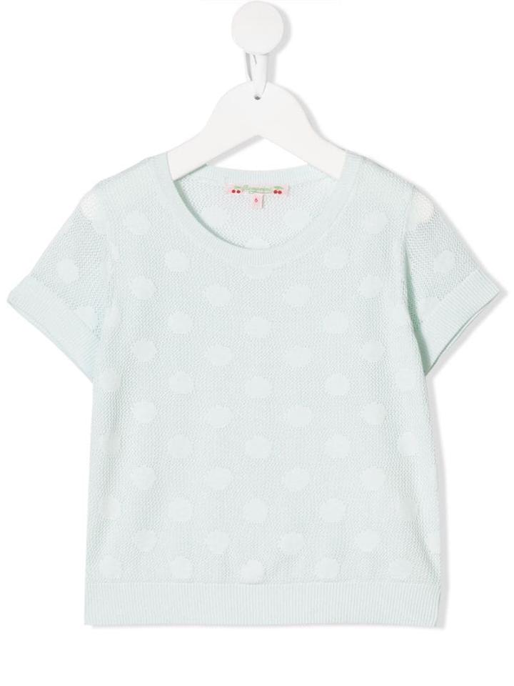 Bonpoint Teen Polka-dot T-shirt - Neutrals