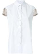 Kolor Ruffled Sleeves Shirt - White