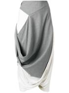 Vivienne Westwood Draped Effect Skirt - Grey