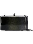 Vivienne Westwood - Glitter Orb Clutch - Women - Leather - One Size, Grey, Leather