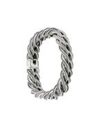 Ugo Cacciatori Rope Embossed Bracelet - Metallic