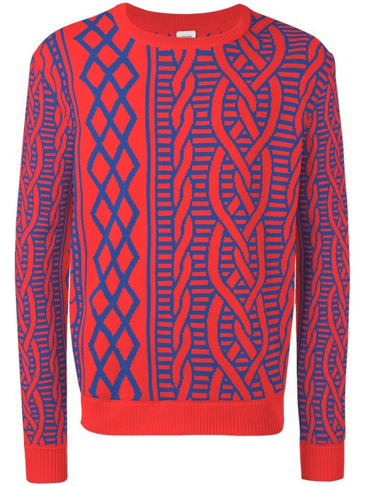 Opening Ceremony Umd X Opening Ceremony Jumper, Men's, Size: Small, Red, Merino