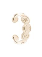 Chanel Pre-owned 2014 Logo Coins Cuff - Silver