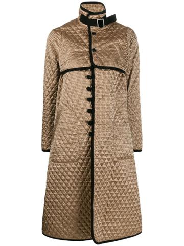 Comme Des Garçons Noir Kei Ninomiya Diamond Quilt Coat - Gold