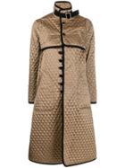 Comme Des Garçons Noir Kei Ninomiya Diamond Quilt Coat - Gold